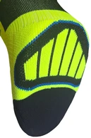 Seamless running socks RMN Neo Yellow - packshot