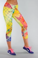 Getry Kolorowe Legginsy 3/4 Damskie - packshot
