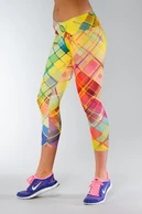 Getry Kolorowe Legginsy 3/4 Damskie - packshot