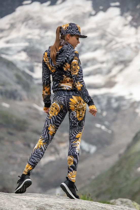 Legginsy 4K UltraHD z Pasem Gold Mask - OSLP-10VM4 - packshot