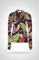 Preorder Blouse Zip Black Forest - packshot