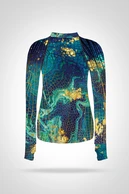 Preorder Blouse Zip Gold Nugget - packshot
