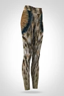Preorder Leggings with waistband Pro Crazy Eyes Owls - packshot