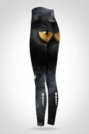 Preorder Legginsy 7/8 regular z wysokim stanem Black Cat - packshot