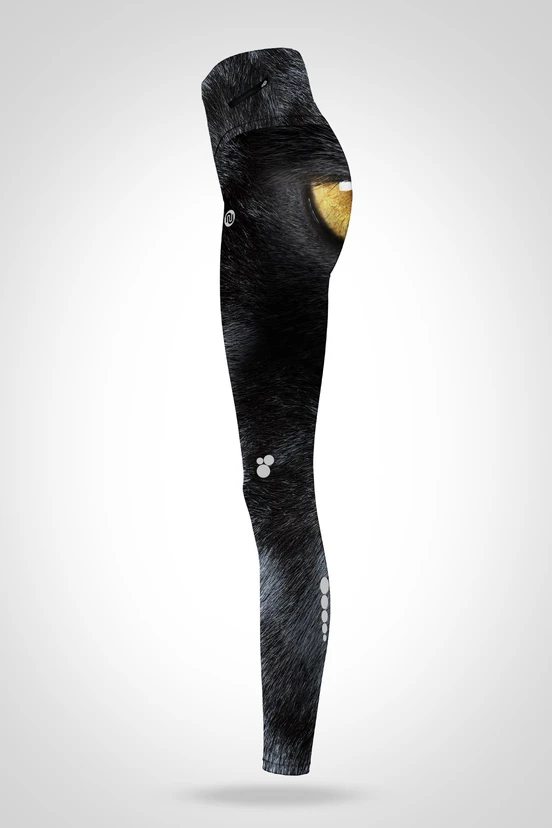 Preorder Legginsy 7/8 regular z wysokim stanem Black Cat - packshot