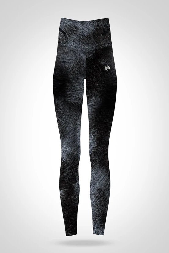 Preorder Legginsy 7/8 regular z wysokim stanem Black Cat - packshot