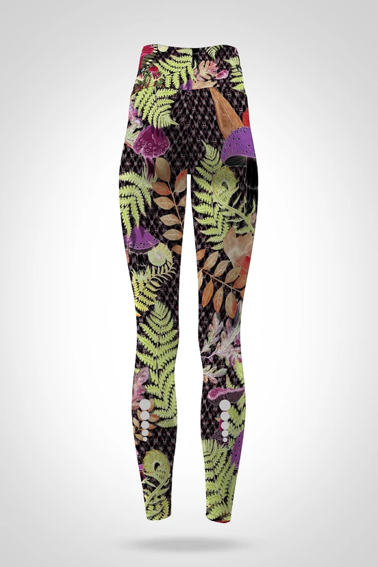 Preorder Legginsy 7/8 regular z wysokim stanem Black Forest - packshot