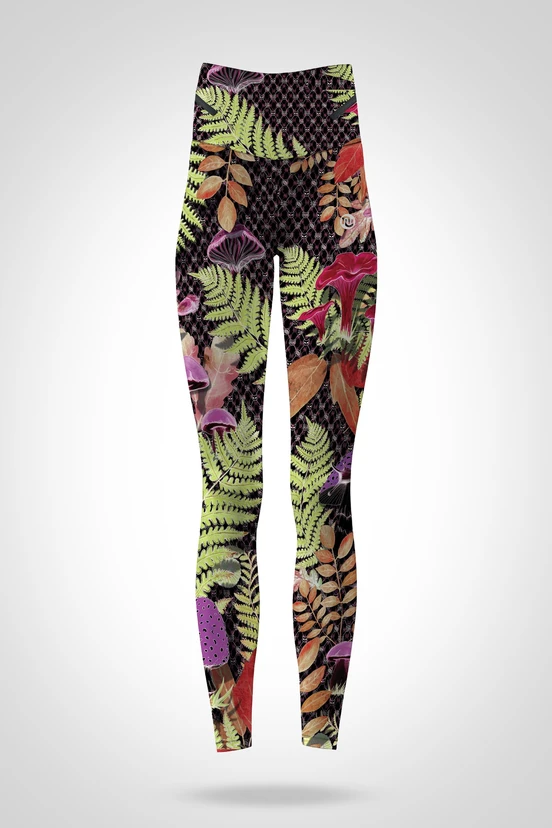 Preorder Legginsy 7/8 regular z wysokim stanem Black Forest - packshot