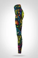 Preorder Legginsy 7/8 regular z wysokim stanem Colored Mosaic - packshot