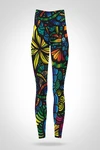 Preorder Legginsy 7/8 regular z wysokim stanem Colored Mosaic