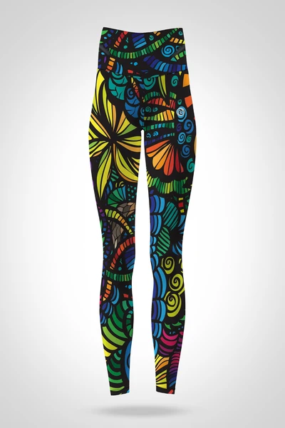 Preorder Legginsy 7/8 regular z wysokim stanem Colored Mosaic