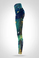 Preorder Legginsy 7/8 regular z wysokim stanem Gold Nugget - packshot