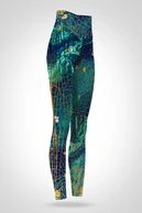 Preorder Legginsy 7/8 regular z wysokim stanem Gold Nugget - packshot