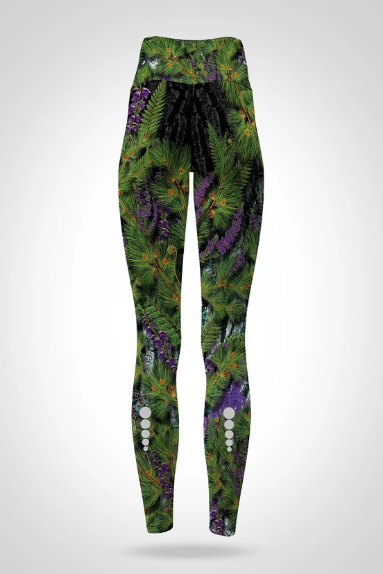 Preorder Legginsy 7/8 regular z wysokim stanem Pine - packshot
