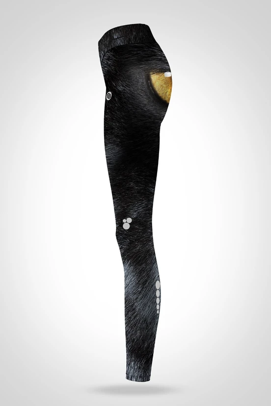 Preorder Legginsy regular z pasem Pro Black Cat - packshot