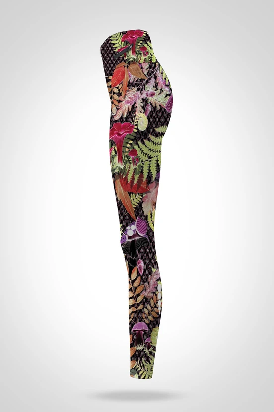 Preorder Legginsy regular z wysokim stanem Black Forest - packshot