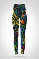 Preorder Legginsy regular z wysokim stanem Colored Mosaic - packshot