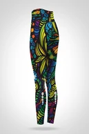 Preorder Legginsy regular z wysokim stanem Colored Mosaic - packshot