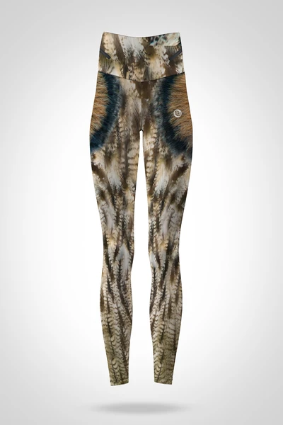 Preorder Legginsy regular z wysokim stanem Crazy Eyes Owls
