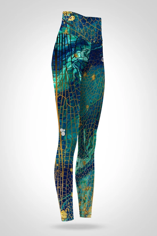 Preorder Legginsy regular z wysokim stanem Gold Nugget - packshot