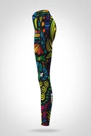 Preorder Legginsy z pasem Pro Colored Mosaic - packshot