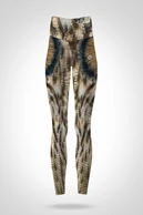 Preorder Regular high waisted leggings 7/8 Crazy Eyes Owls - packshot