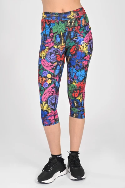 3/4 Dual Space leggings with pockets on the sides Mosaic Ritmo