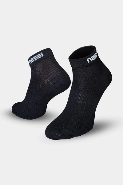 Bezešvé prodyšné ponožky Black