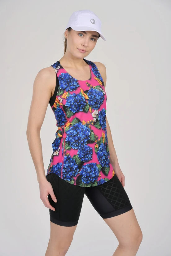 Biodegradable women's boxer tank top Fiorelle - packshot