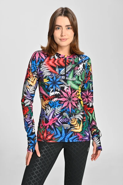 Bluza Zip Mosaic Fern