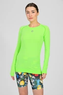 Breathable sports longsleeve Ultra GloLime - packshot
