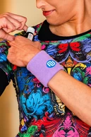 Cotton wristband 2 pcs Purple - packshot