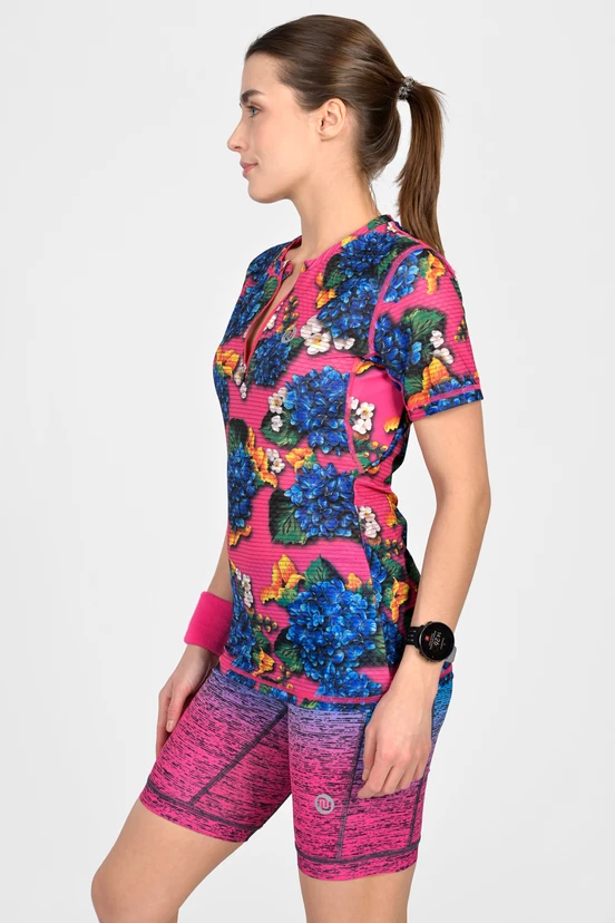 Dámské sportovní triko s zipem Fiorelle - packshot