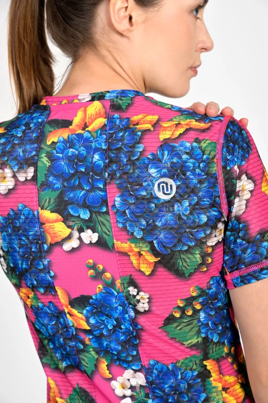 Dámské sportovní triko s zipem Fiorelle - packshot