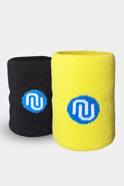 Frotka na rękę bawełniana 2 szt Yellow-Black