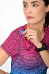 Koszulka sportowa Basic Melange Azzurro-Rosa