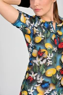 Koszulka sportowa damska Zip Limone - packshot