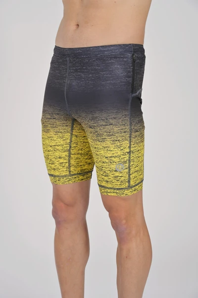 Krótkie legginsy męskie z taśmami stabilizującymi