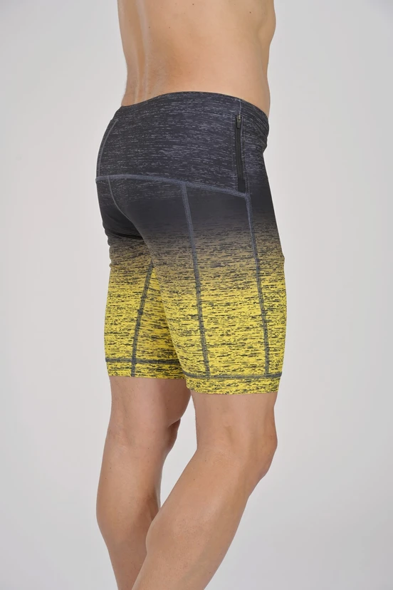 Krótkie legginsy męskie z taśmami stabilizującymi - packshot