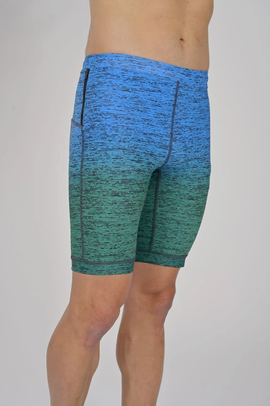 Krótkie legginsy męskie z taśmami stabilizującymi - packshot