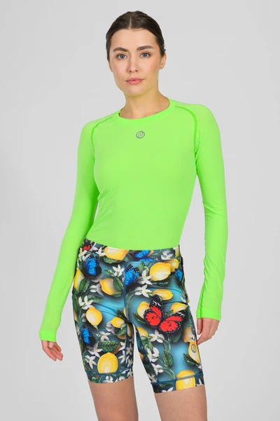 Short leggings with stabilizing tapes Limone
