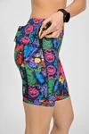 Short leggings with stabilizing tapes Mosaic Ritmo