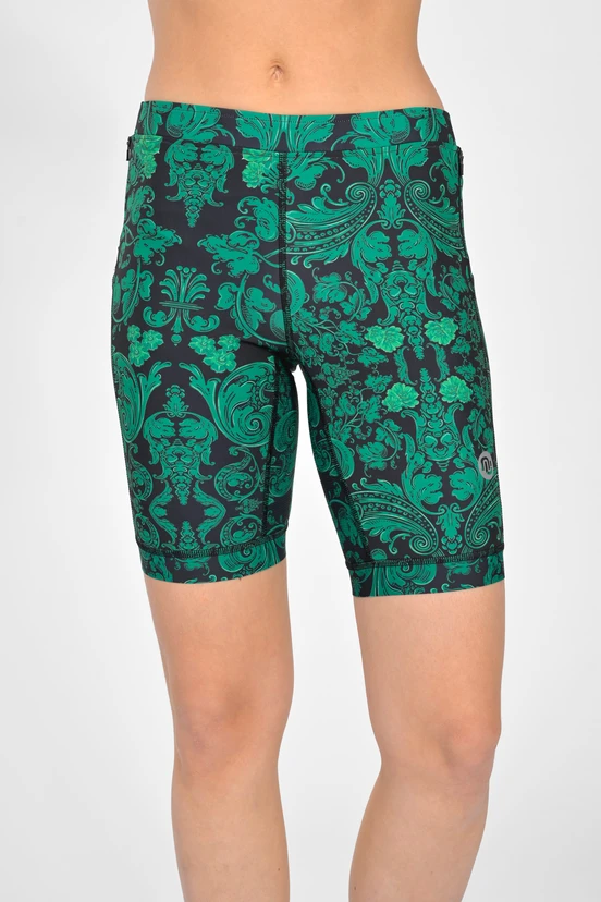 Krótkie legginsy z taśmami stabilizującymi Ornamo Verde - packshot