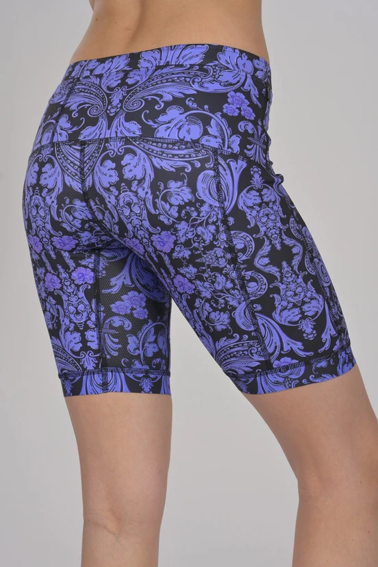 Krótkie legginsy z taśmami stabilizującymi Ornamo Viola - packshot