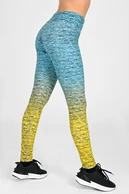 Leggings petite with waistband Pro Melange Turchese-Limone - packshot