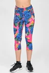 Legginsy 3/4 Dual Space z kieszeniami po bokach Fiorelle