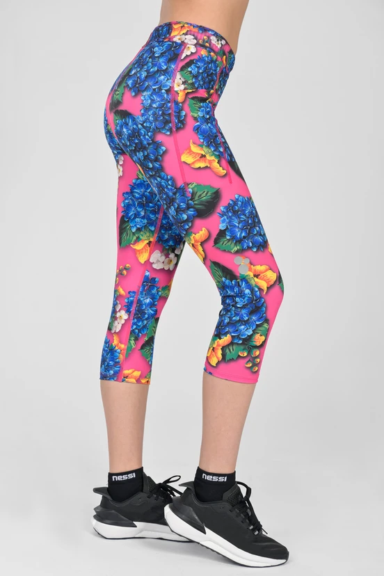 Legginsy 3/4 Dual Space z kieszeniami po bokach Fiorelle - packshot