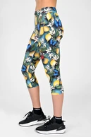 Legginsy 3/4 Dual Space z kieszeniami po bokach Limone - packshot