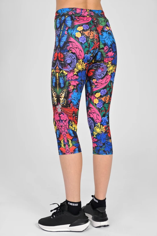 Legginsy 3/4 Dual Space z kieszeniami po bokach Mosaic Ritmo - packshot