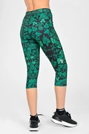Legginsy 3/4 Dual Space z kieszeniami po bokach Ornamo Verde - packshot